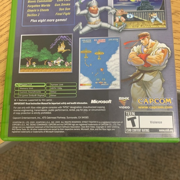 Capcom Classics Collection Video Game for Xbox Complete in Box with instructions - Picture 16 of 16